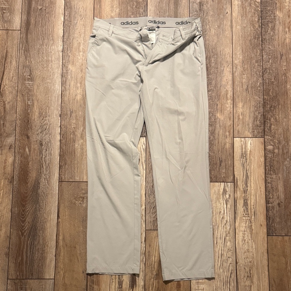 Adidas Men's Light Gray Golf Pants 34x30